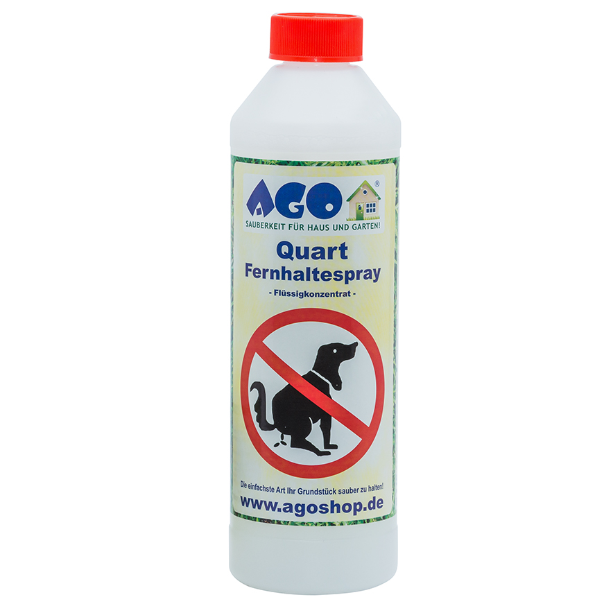 Fernhaltespray von AGO - Hunde und Katzen fernhalten.